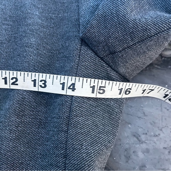 J Crew 365 Going Out Blazer Size 0 Open Front Small Jacket Career Gray Career - Picture 5 of 11